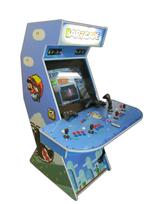 70 4-player, bartcade, mario, blue, red buttons, blue buttons, green buttons, purple trackball, tron joystick