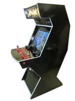5 2-player, black, red buttons, red trackball