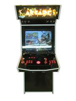4 2-player, black, red buttons, red trackball