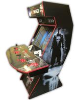 562 4-player, red buttons, lighted, black trackball, red trim, punisher, skull