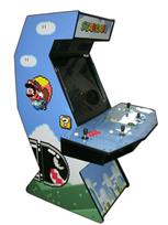 30 4-player, starcade, mario, blue, red buttons, white buttons, blue buttons, green buttons