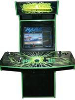 23 4-player, game ogre, black, green, black buttons, green buttons, green trackball