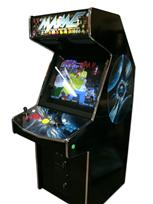 165 2-player, mame, space, black, coin door, red buttons, blue buttons