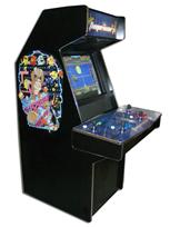 182 4-player, timewarp, black, arcade classics, blue buttons, green buttons, white trackball, red buttons, purple buttons
