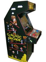 178 2-player, arcade classics, donkey kong, black, red buttons, blue buttons, red trackball