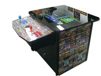 202 2-player, arcade classics, blue buttons, red buttons, blue trackball