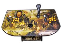 337 2-player, lord of the ring, led lights, lighted, yellow buttons, black trackball, tron joystick, spinner