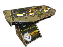 328 4-player, sports, steelers, football, yellow buttons, white buttons, yellow trackball