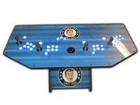 319 4-player, lighted, mr skin, blue buttons, black trackball