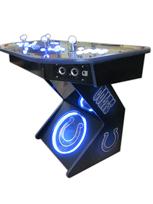 301 4-player, sports, colts, led lights, lighted, white buttons, blue buttons, spinner, blue trackball