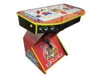 295 2-player, sports, hockey, panthers, red buttons, blue buttons, yellow buttons, red trackball