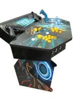 288 4-player, tron, led lights, lighted, yellow buttons, blue buttons, clear trackball, tron joystick, spinner