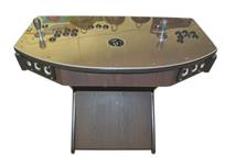 547 2-player, woodgrain, black buttons, black trackball