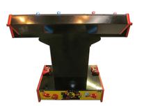 852 4-player, yellow buttons, green buttons, blue buttons, red buttons, lighted, blue trackball, red trim, pjs arcade, pac man 