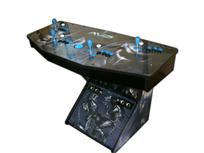 262 4-player, alien vs predator, blue buttons, black buttons, blue trackball