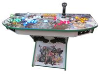 356 4-player, lighted, metal slug, green buttons, blue buttons, red buttons, orange buttons, tron joystick, spinner, white trackball