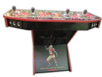 512 4-player, lighted, sports, football, 49ers, red buttons, white buttons, red trackball