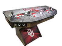 509 4-player, oklahoma, woodgrain, red buttons, white buttons, white trackball