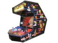 369 2-player, pacman, lighted, blue buttons, red buttons, tron joystick, black, spinner