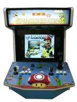 365 2-player, mario, blue, white buttons, blue buttons, spinner, tron joystick