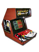 379 2-player, james bond, goldeneye, red, white trackball, yellow buttons, black buttons, red buttons, blue buttons