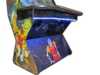 466 4-player, dragons lair, led lights, lighted, red buttons, orange buttons, blue buttons