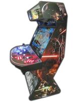 459 4-player, star wars, lighted, blue buttons, red buttons, blue trackball