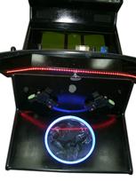 453 4-player, alien vs predator, lighted, blue buttons, green buttons, tron joystick, black, uv light