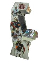 876 4-player, white buttons, lighted, red trackball, grey trim, auburn tigers, players