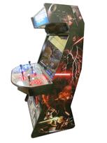 895 4-player, blue buttons, red buttons, lighted, red trackball, black trim, spinner, capecade, star wars