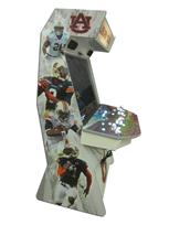 900 4-player, white buttons, lighted, red trackball, grey trim, auburn tigers, players