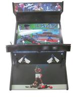 903 4-player, red buttons, white buttons, lighted, red trackball, black trim, spinner, boxing