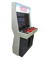 1119 2-player, red buttons, black buttons, red trackball, grey trim, tron joystick, spinner, old school nintendo