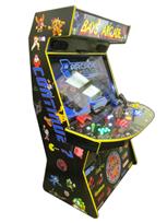 1149 4-player, yellow buttons, green buttons, blue buttons, red buttons, lighted, yellow trackball, yellow trim, tron joystick, spinner, bays arcade, mame, continue?
