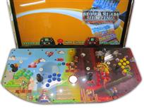 522 4-player, pennyland, mario, green buttons, blue buttons, white trackball, red trackball, yellow buttons