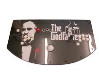 659 2-player, white buttons, white trackball, black trim, the godfather