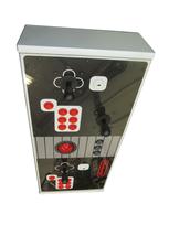 787 2-player, red buttons, black buttons, red trackball, white trim, nintendo controller