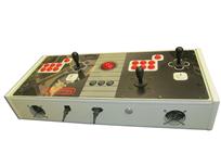 788 2-player, red buttons, black buttons, red trackball, white trim, nintendo controller