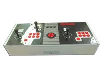 870 2-player, red buttons, red trackball, white trim, nintendo, classic controller